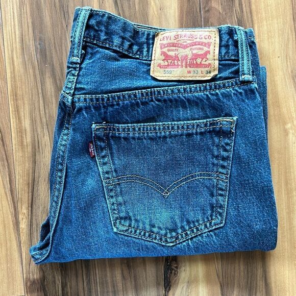 Levi's Mens 559 Relaxed Straight Jeans - Picture 3 of 5